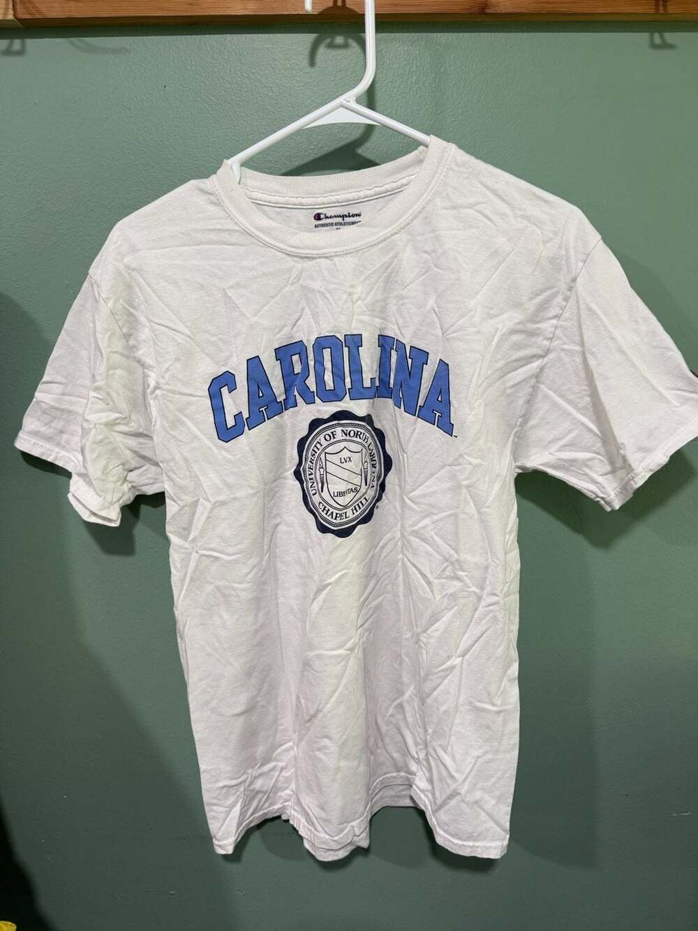 Champion University of North Carolina Tar Heels T-Shirt Size M White